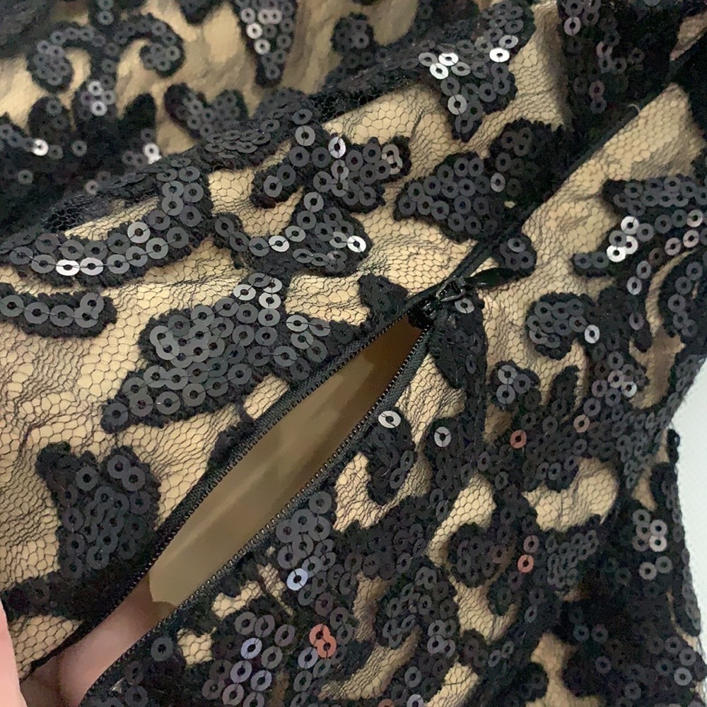 Diane von Furstenberg Black Sequin Top - Picture 10 of 10
